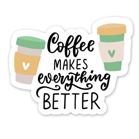 Cozy coffee (4) - Laptop Sticker