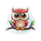 Owl - Laptop Sticker