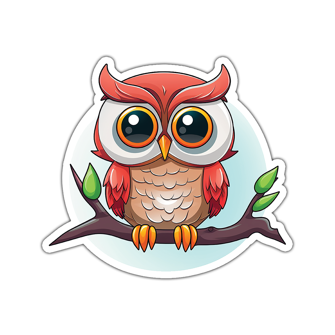 Owl - Laptop Sticker