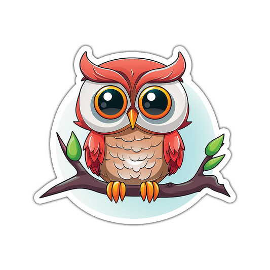 Owl - Laptop Sticker