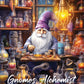 Gnomes Alchemist Coloring Book